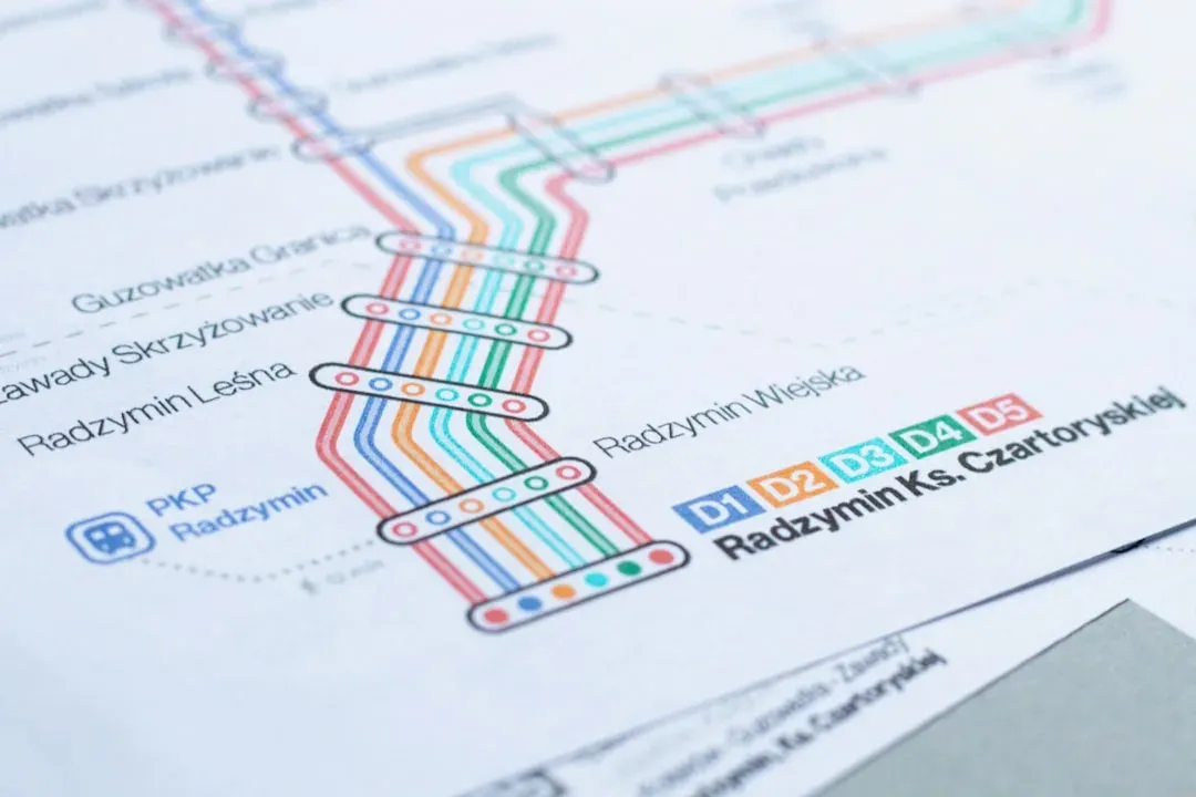 a map showing public transportation routes and options